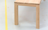 Large oak table, detail