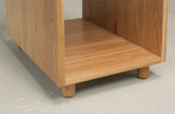 Oak cabinet detail, part of desk set