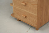 Oak drawer unit, detail