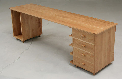 Solid Oak Desk Set